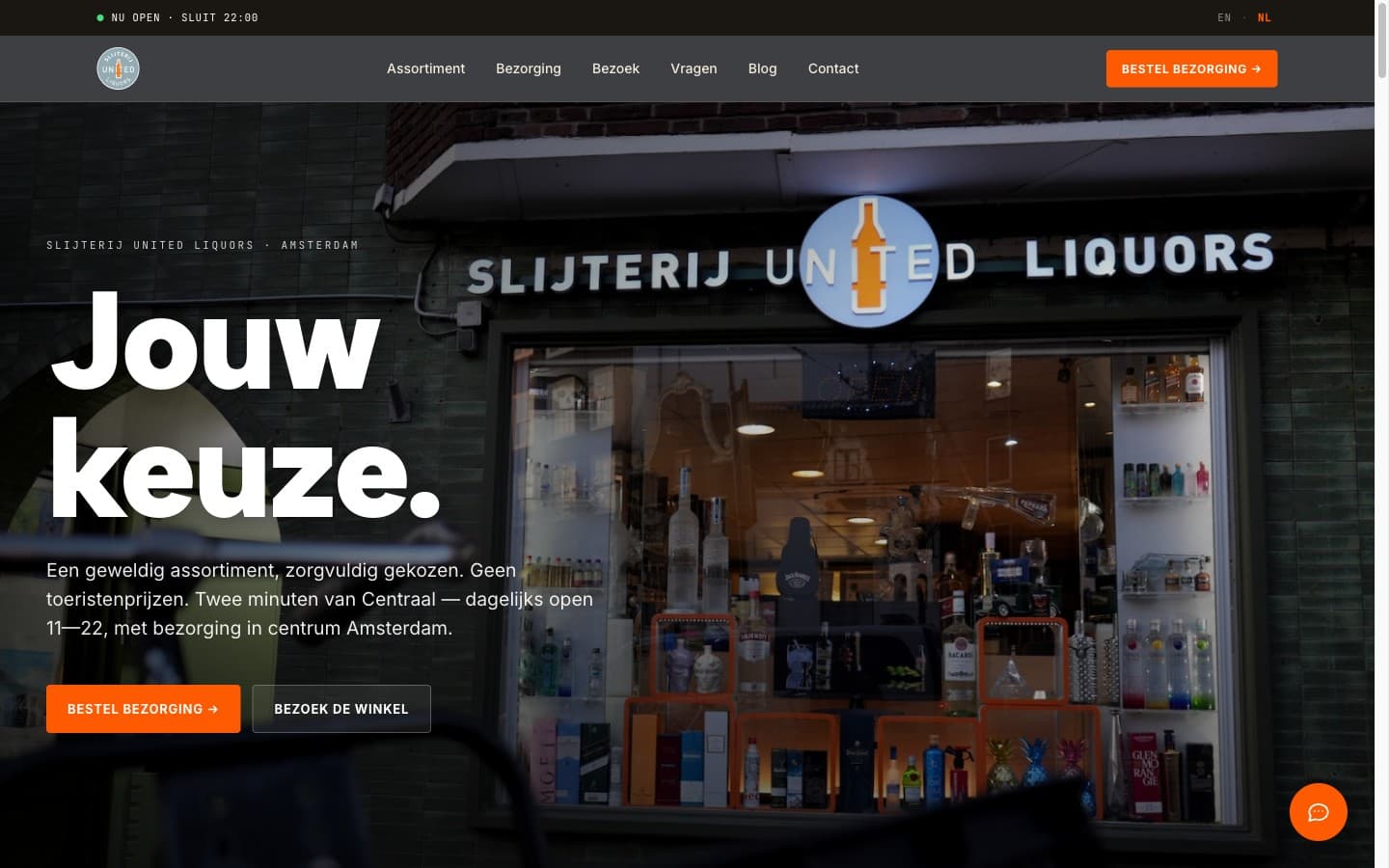 Slijterij United Liquors · It's your choice.
